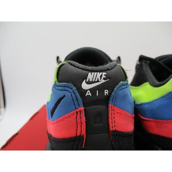 Nike Air Max 95 Shoes Youth Size 5Y Black Volt Blue Red Green DZ5635-001 1F9 - Picture 8 of 15